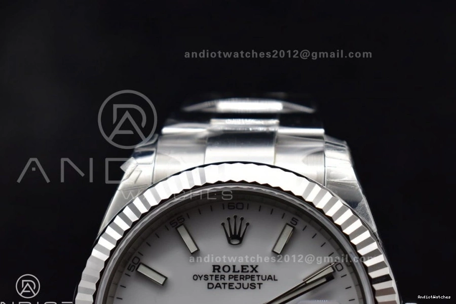 Bracelet SS 41 on 126334 White VSF Dial 904L 1:1 Contemporary DateJust Best Edition VS Oyster 630 0122